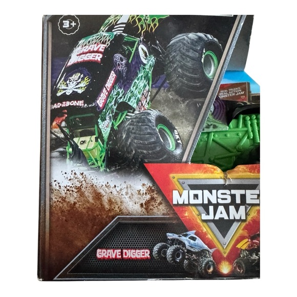 Monster Jam Grave Digger Rev N’ Spin Truck 1:43 Scale by Spin Master - Picture 2 of 10